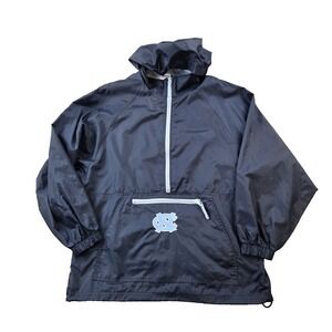 VTG Collegiate UNC Chapel Hill Men's Rain Jacket Folding Hood Pullover Size XL